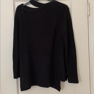 BB Dakota Dusk Til Dawn Shoulder Cutout Sweater